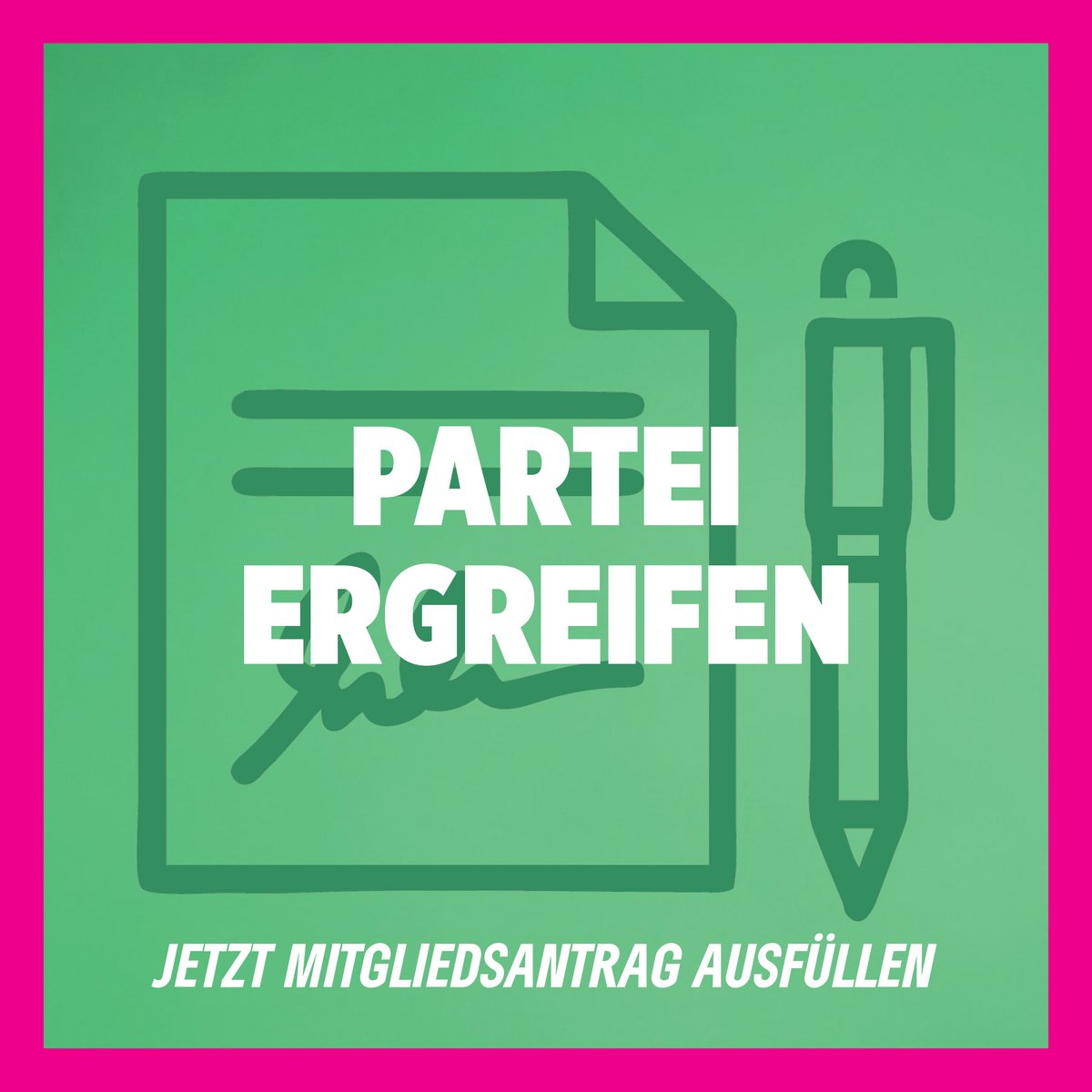 Miglied werden: zum Mitgliedsantrag
